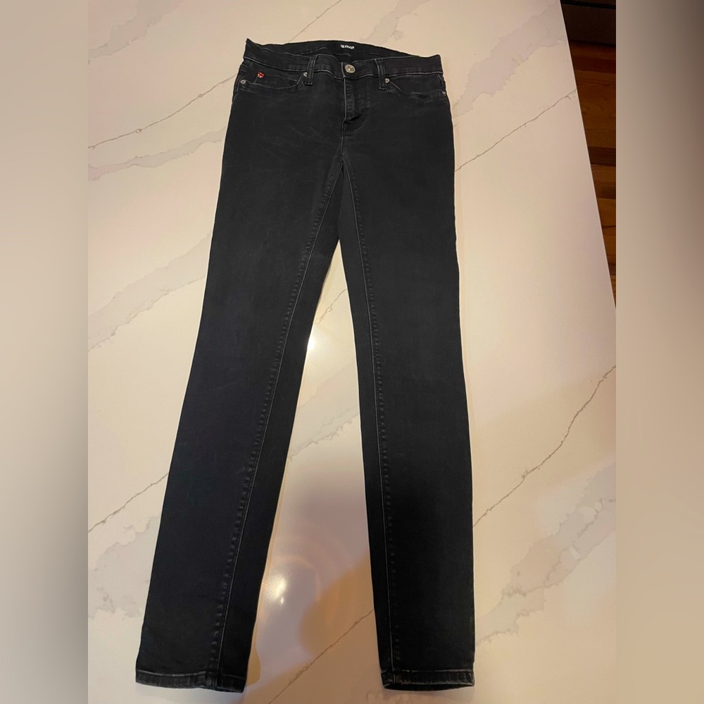 Women’s Hudson Faded Black jeans size 27 Krista Super Skinny